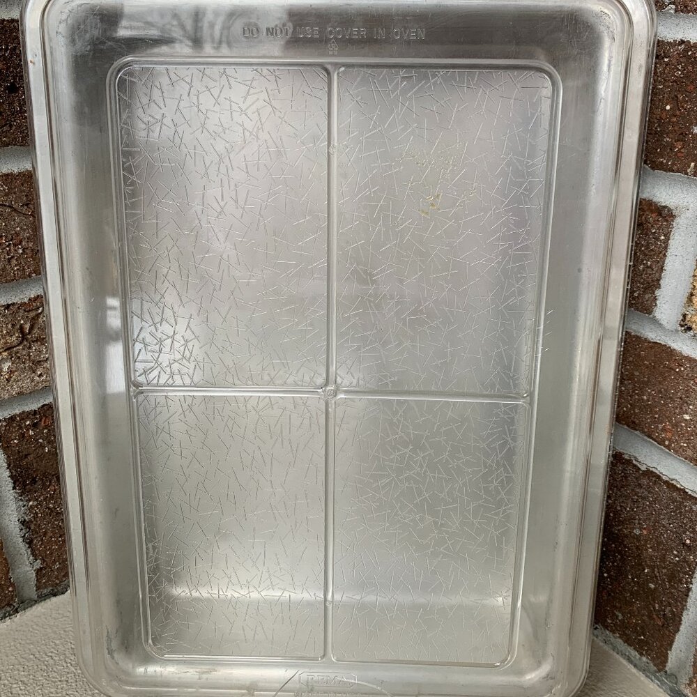 Rema 4595120 Aluminum Insulated Baking Pan with Lid 13" x 9" x 1-1/8" Vintage